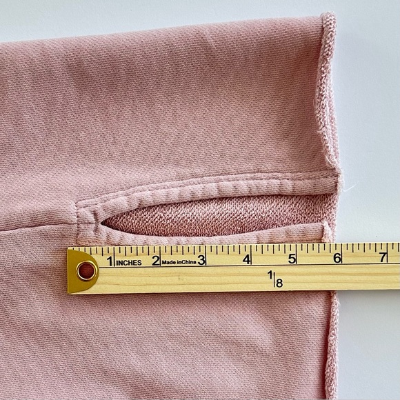 Eileen Fisher Organic Cotton French Terry Cap Sleeve Top in Light Plum | L | GUC - Picture 8 of 13